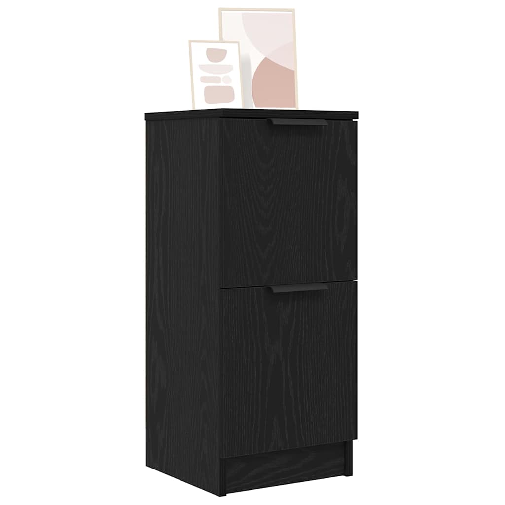 Serviesskap Svart Eik 30 x 30 x 70 cm Konstruert tre