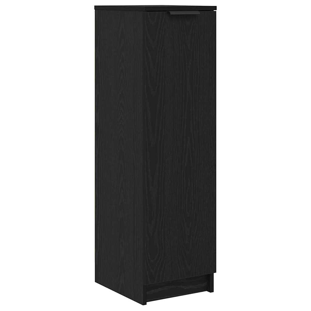 Sko Skap med hylle Svart Eik 29,5 x 35 x 101 cm Konstruert tre