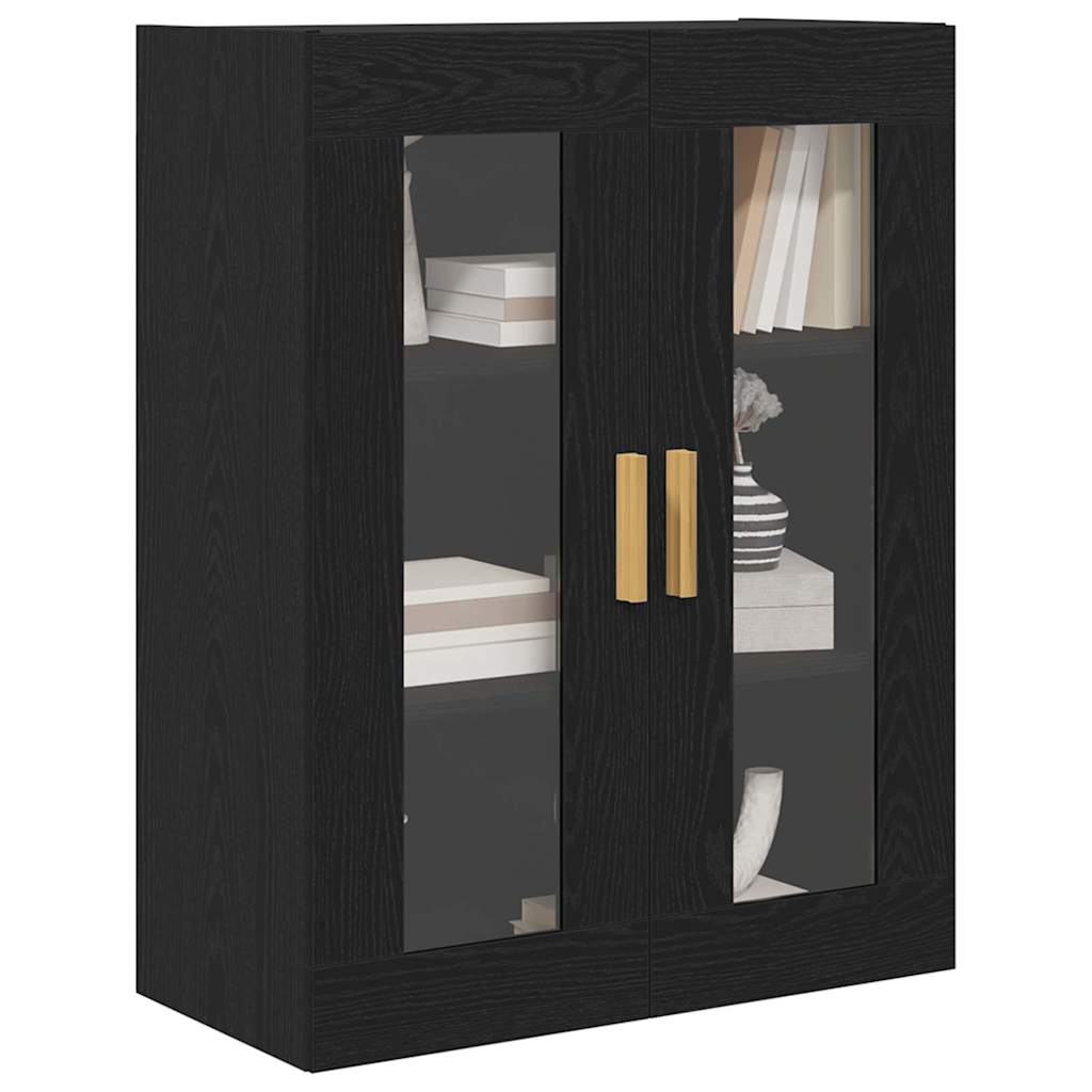 Veggskap Svart eik 69.5 x 34 x 90 cm