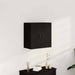 Veggskap svart eik 60x31x60 cm konstruert tre