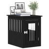 Hundeburmøbler svart eik 62x45x59 cm konstruert tre