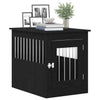 Hundeburmøbler svart eik 75x55x65 cm konstruert tre