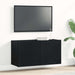 TV-skap svart eik 80x30x41 cm konstruert tre