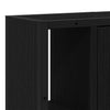 Baderomsspeilskap svart eik 60x16x60 cm konstruert tre