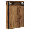 Baderomshylle med speil gammelt tre 42x12x60 cm konstruert tre
