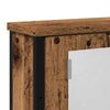 Baderomshylle med speil gammelt tre 42x12x60 cm konstruert tre