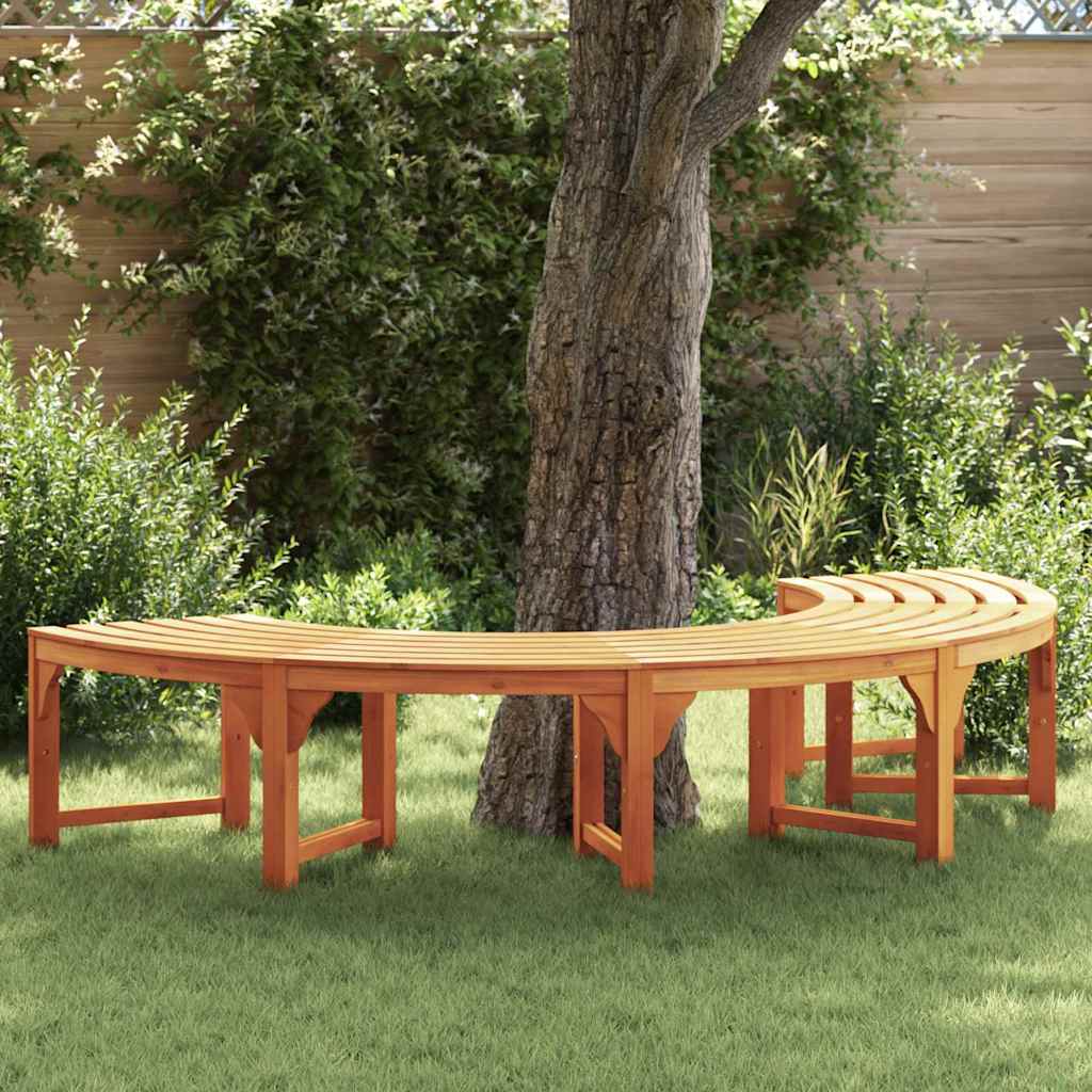 Trebens 4-Antall seter 210 x 80 x 45 cm Solid Eucalyptus Tre