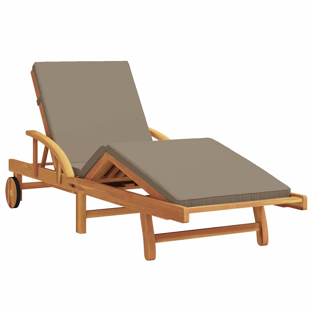 Solstol Gråbrun 200 x 67 x 84 cm Solid akasietre