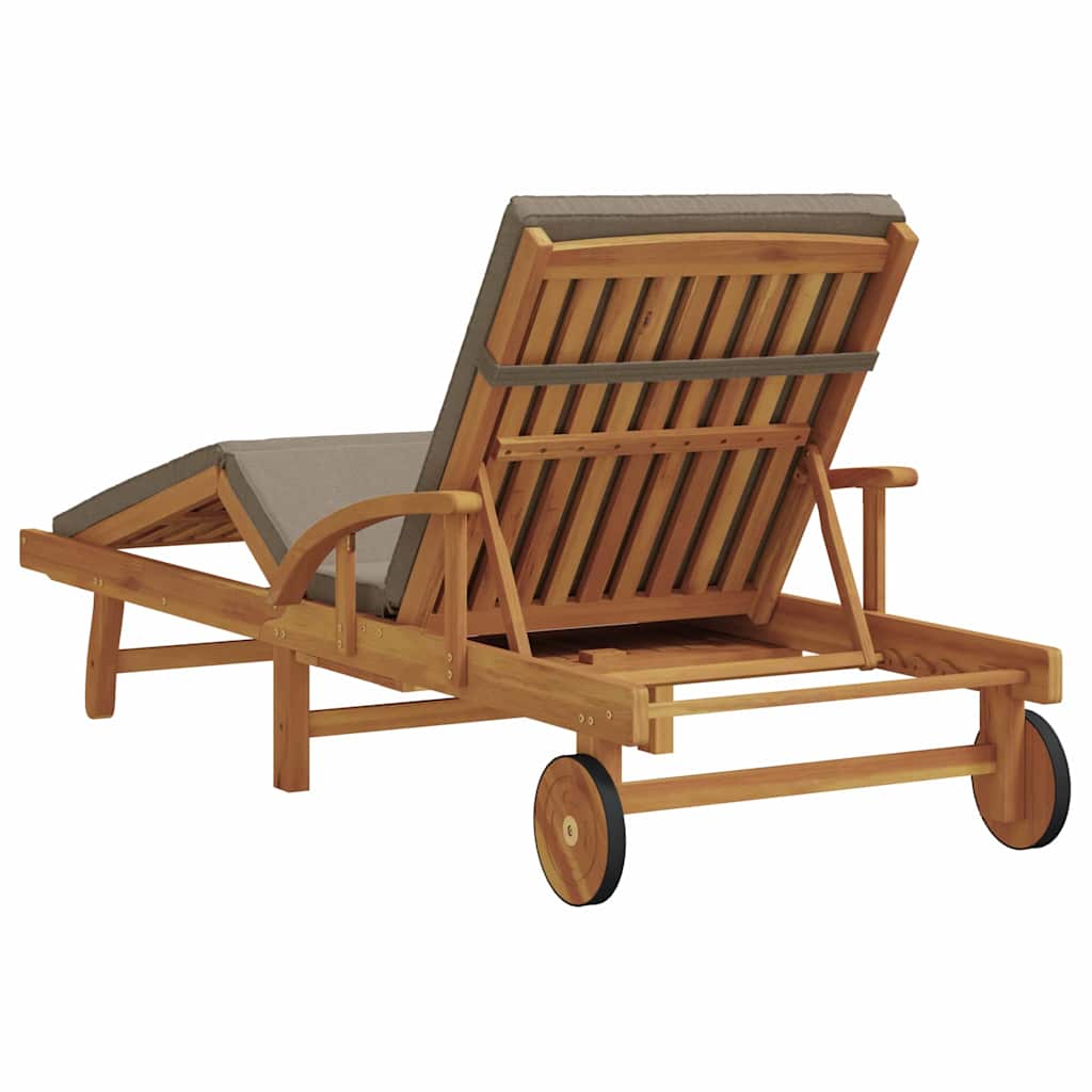 Solstol Gråbrun 200 x 67 x 84 cm Solid akasietre