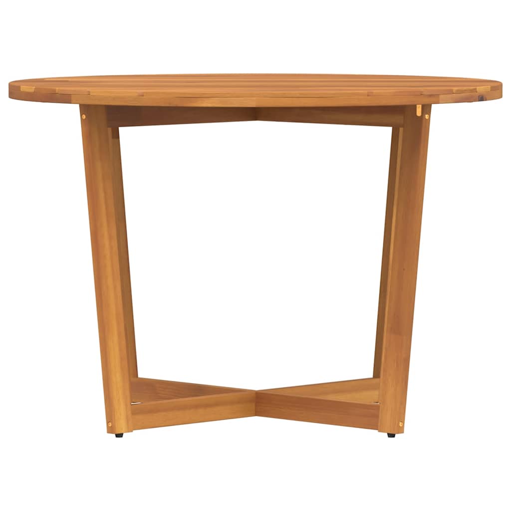 Spisebord for hagen rundt Ø110x75 cm heltre akasie