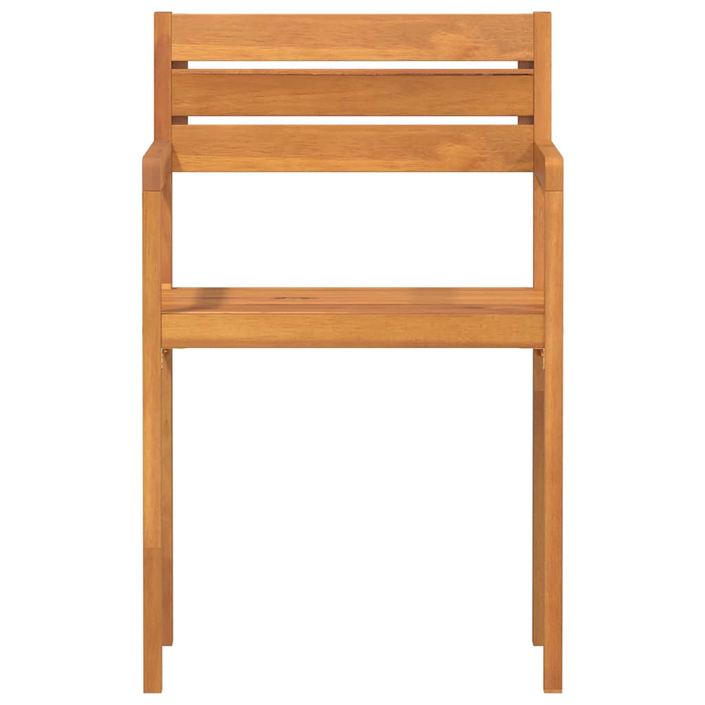 Hagestoler 2 stk 50x53x80 cm heltre akasie