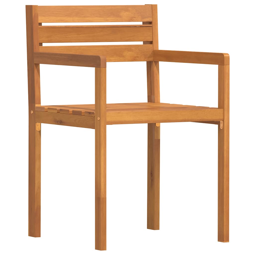 Hagestoler 4 stk 50x53x80 cm heltre akasie
