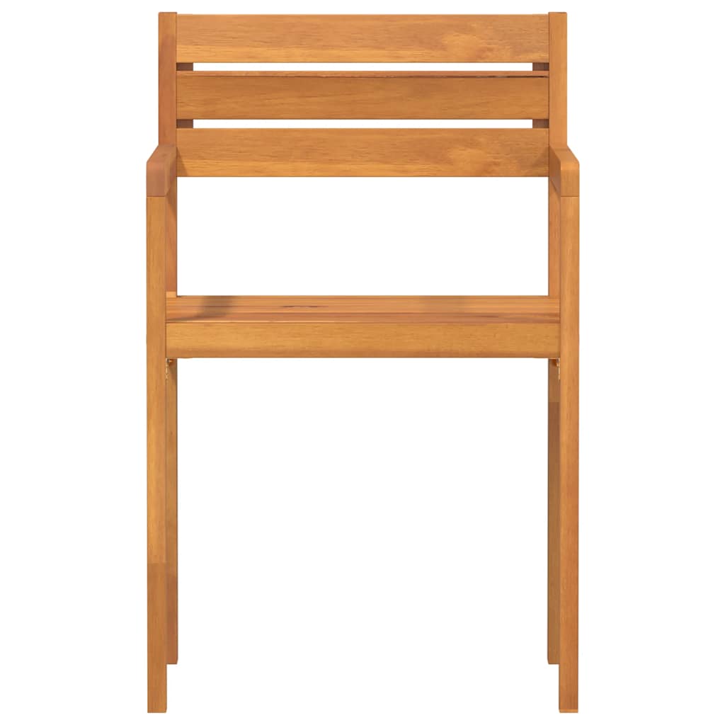 Hagestoler 4 stk 50x53x80 cm heltre akasie