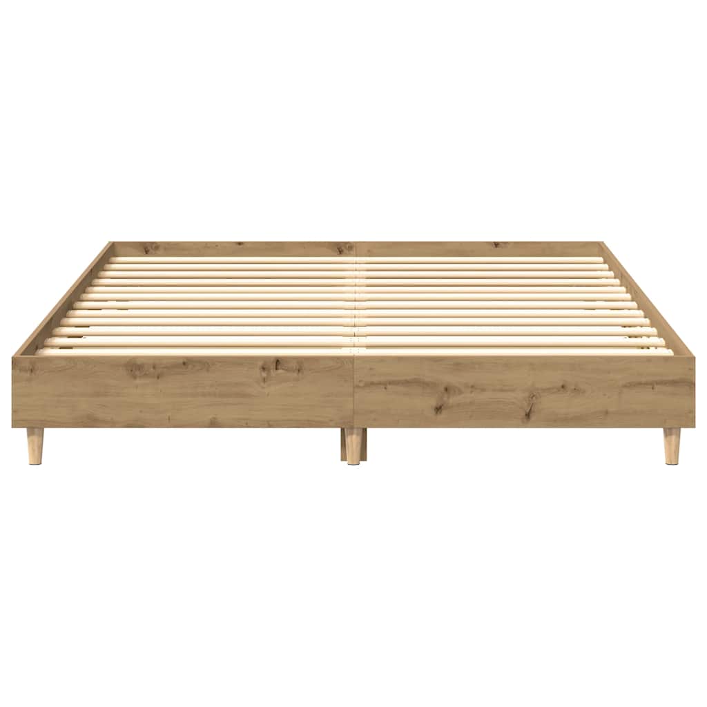 Sengeramme uten madrass artisan eik 150x200 cm konstruert tre