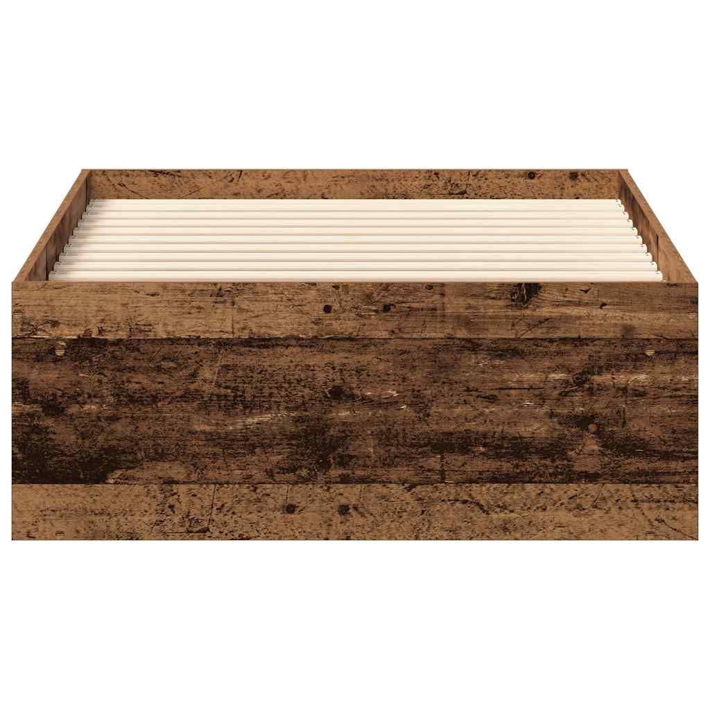 Sengeramme uten madrass gammelt tre 90x190 cm konstruert tre