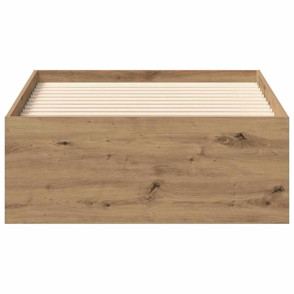 Sengeramme uten madrass artisan eik 90x190 cm konstruert tre