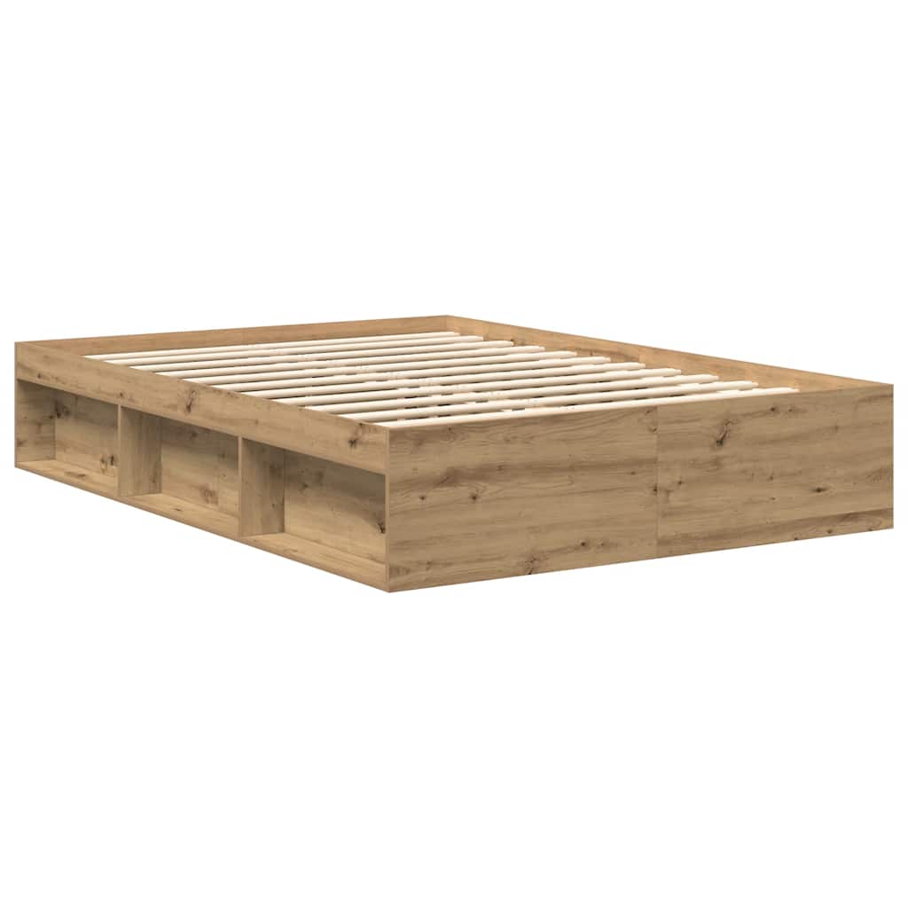 Sengeramme uten madrass artisan eik 120x200 cm konstruert tre