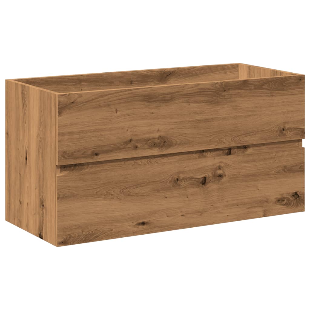 Servantskap med innebygd kum artisan eik