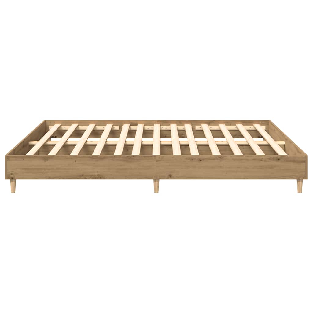 Sengeramme uten madrass artisan eik 180x200 cm konstruert tre