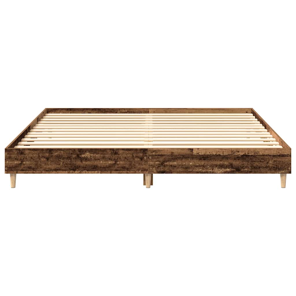 Sengeramme uten madrass gammelt tre 160x200 cm konstruert tre