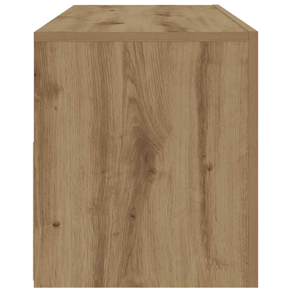 Nattbord 2 stk med LED artisan eik 60x35x40 cm