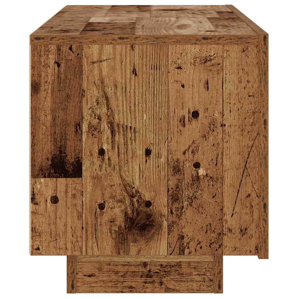 Nattbord gammelt tre 100x35x40 cm konstruert tre vidaXL