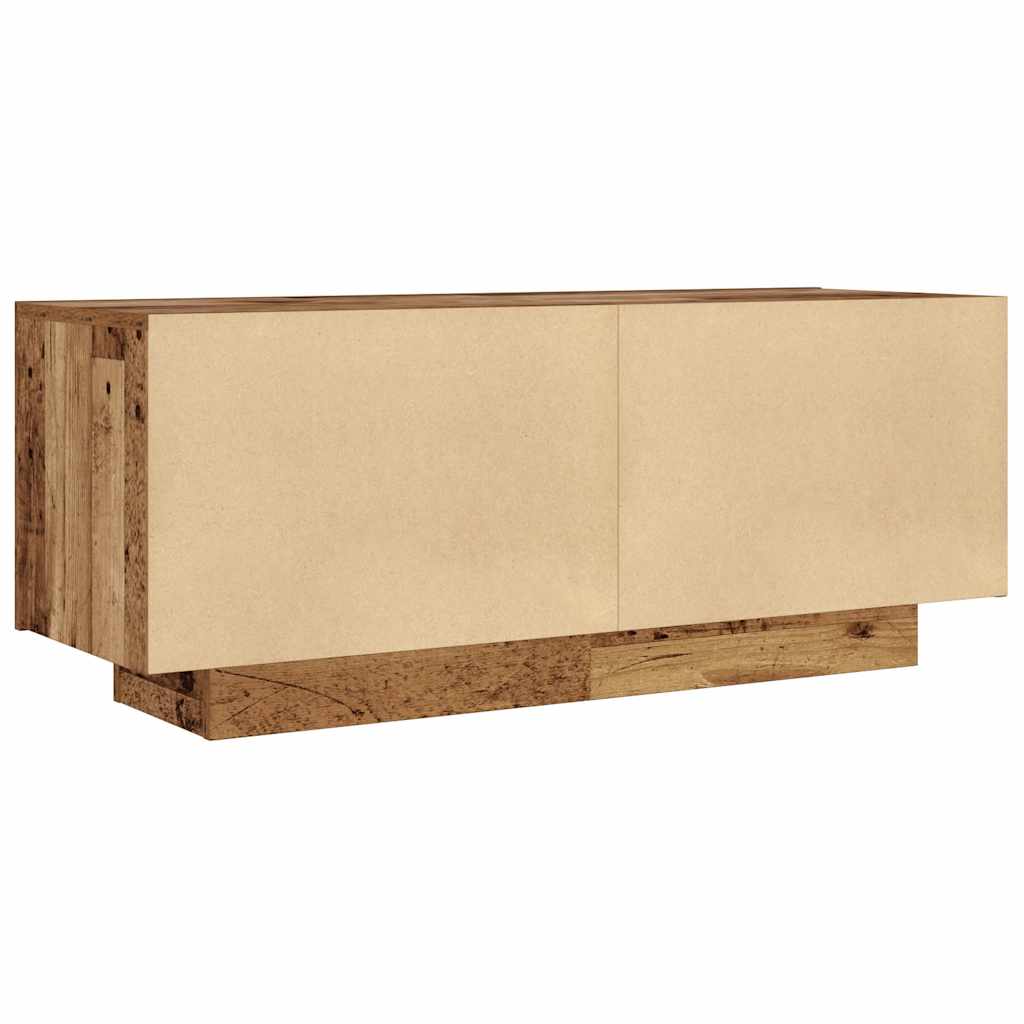 Nattbord gammelt tre 100x35x40 cm konstruert tre vidaXL