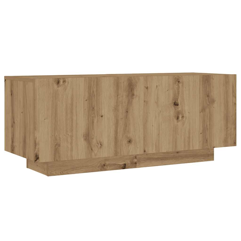 Nattbord artisan eik 100x35x40 cm konstruert tre vidaXL