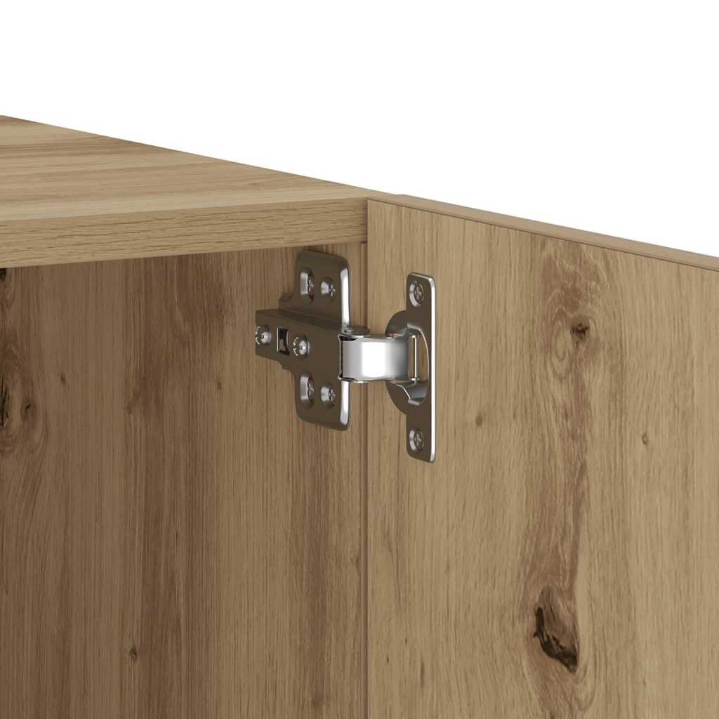 Nattbord artisan eik 100x35x40 cm konstruert tre vidaXL