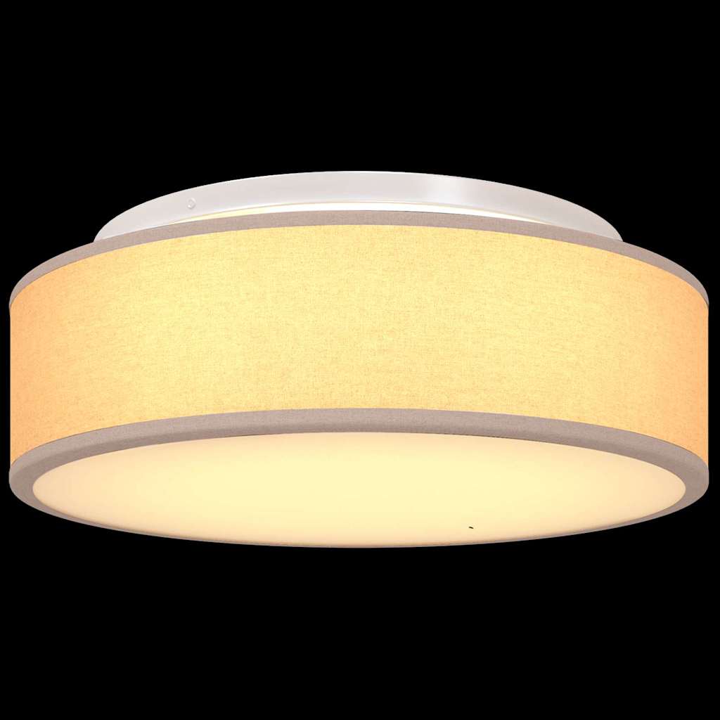 Taklampe med søkelys Gråbrun 38 x 38 x 13,5 cm stoff