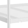 Køyeseng uten madrass hvit 80x200 cm stål