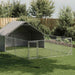 Utendørs hundekennel med løpegård 6x3x1,9 m galvanisert stål
