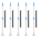 Gulvnal 5 stk 60x122,5 cm stål og gummi