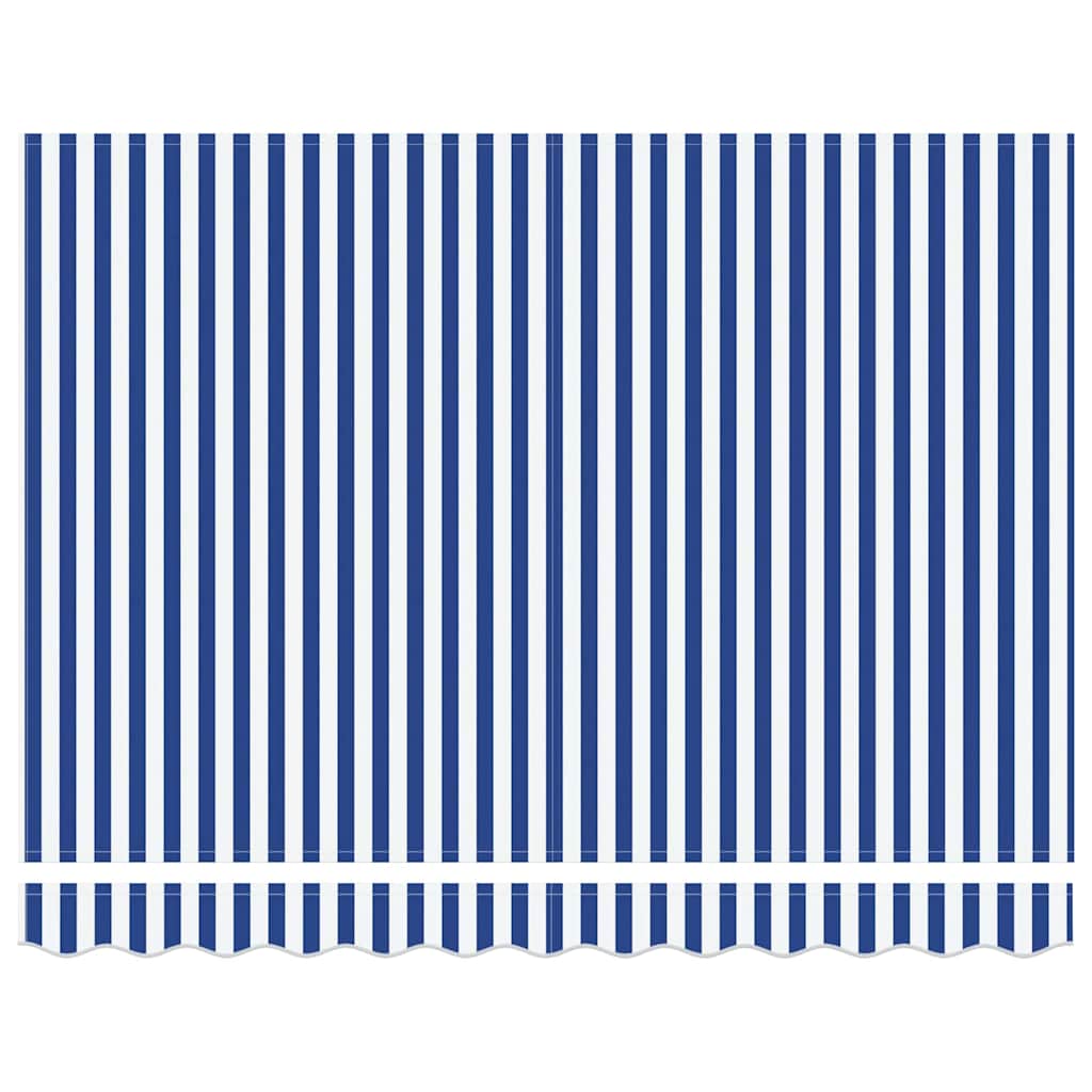 Reserveduk til markise Blå og hvite 350 x 200 cm Lerret