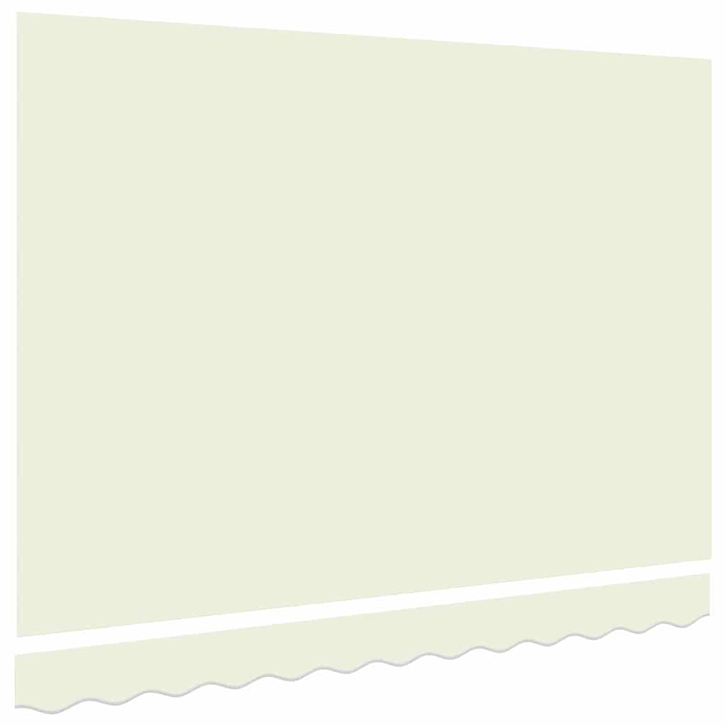 Reserveduk til markise Krem 330 x 195 cm Polyester vidaXL
