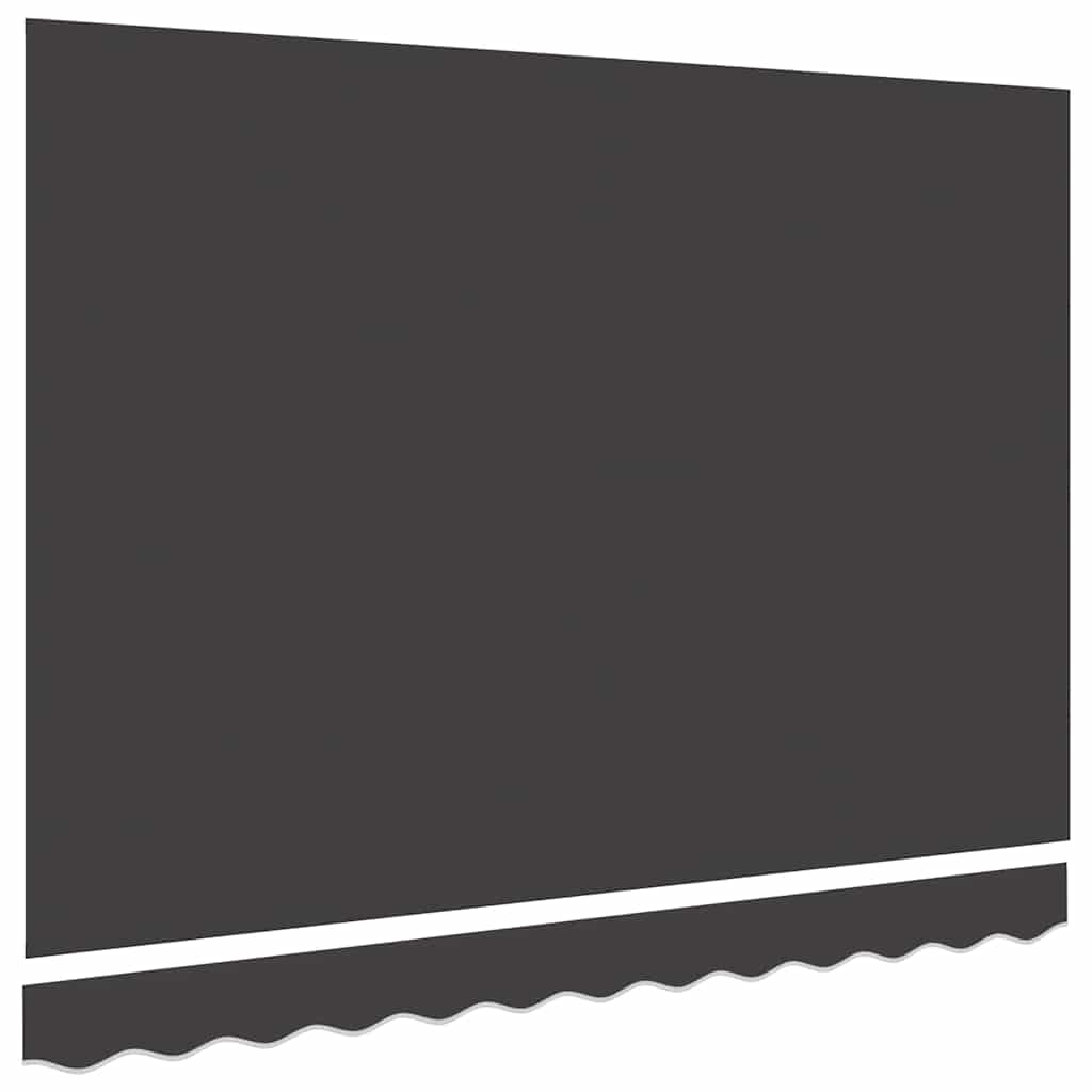 Reserveduk til markise Antrasitt 235 x 195 cm Polyester vidaXL