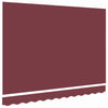 Reserveduk til markise Burgunder 350 x 200 cm Lerret