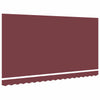 Reserveduk til markise Burgunder 400 x 200 cm Lerret