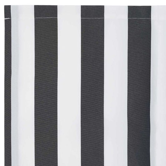 Reserveduk til markise Antrasitt og Hvit 2,5 x 2 m Polyester
