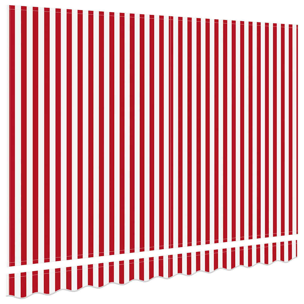 Reserveduk til markise Rød og Hvit 2,5 x 2 m Polyester