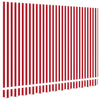 Reserveduk til markise Rød og hvit 350 x 200 cm Lerret