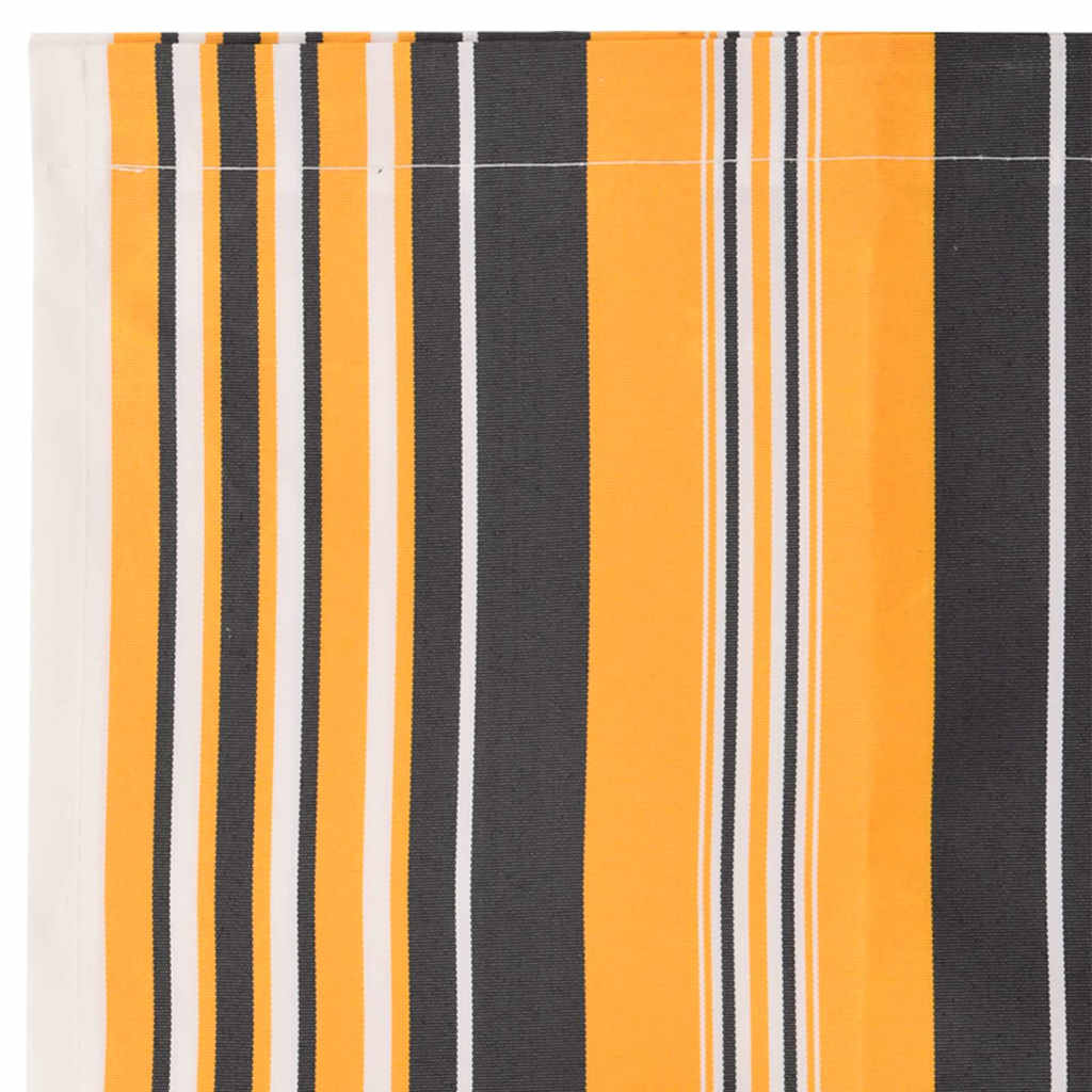 Reserveduk til markise Oransje og Svart 2,5 x 2 m Polyester