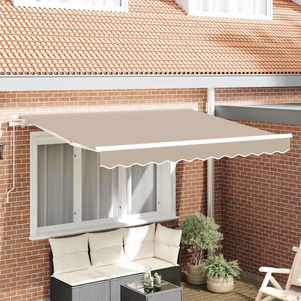 Reserveduk til markise Beige 350 x 250 cm Lerret