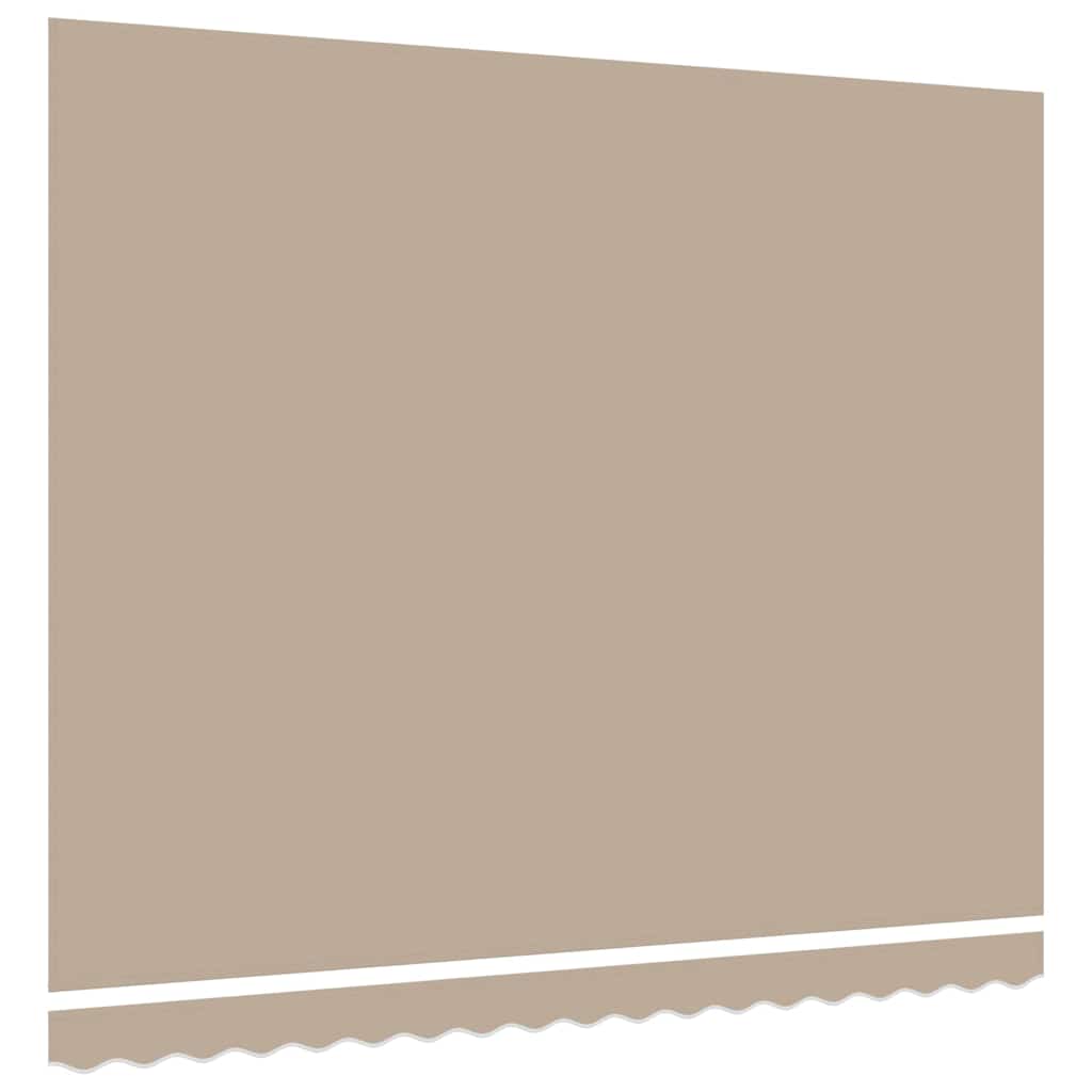 Reserveduk til markise Beige 400 × 300 cm Lerret