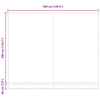 Reserveduk til markise Beige 400 × 300 cm Lerret