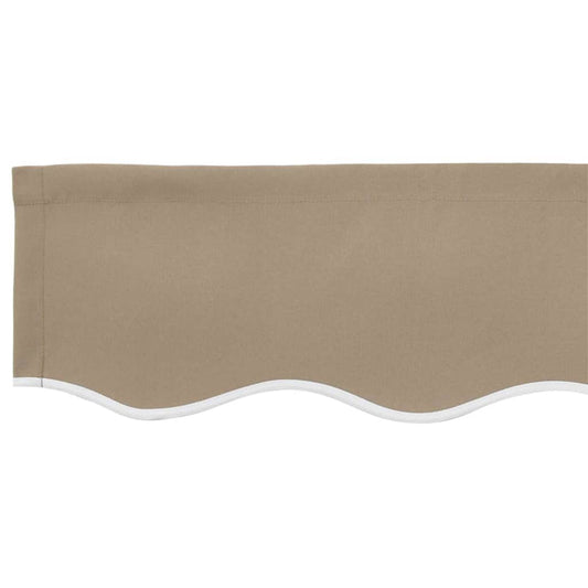 Reserveduk til markise Beige 5 × 3,5 m Polyester