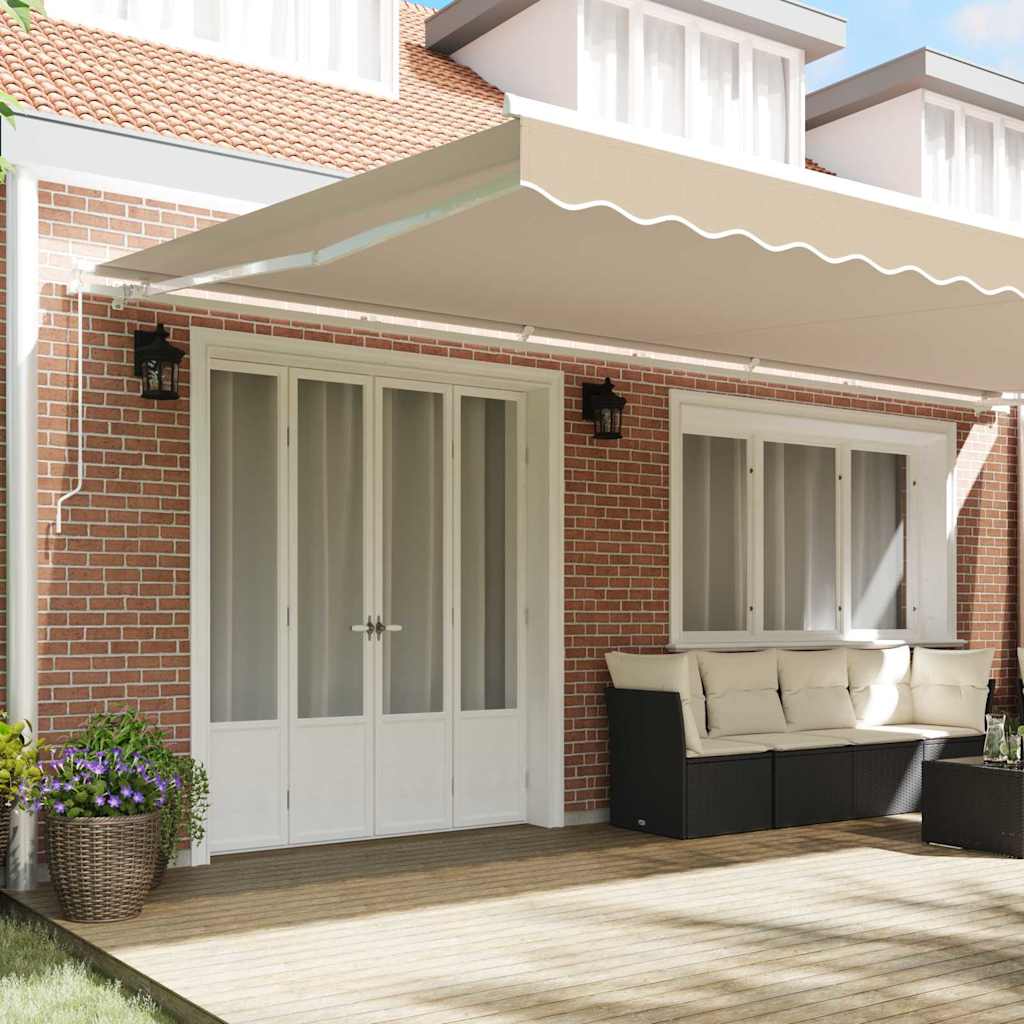 Reserveduk til markise Beige 6 x 3 m Polyester