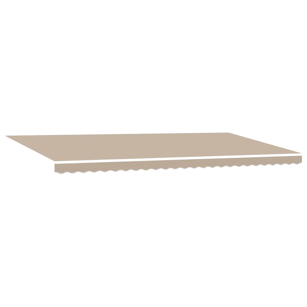 Reserveduk til markise Beige 6 x 3 m Polyester