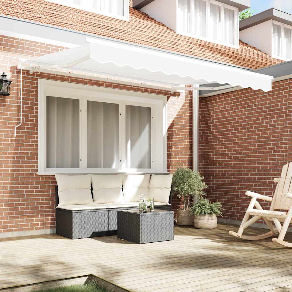 Reserveduk til markise Hvit 2,5 x 2 m Polyester