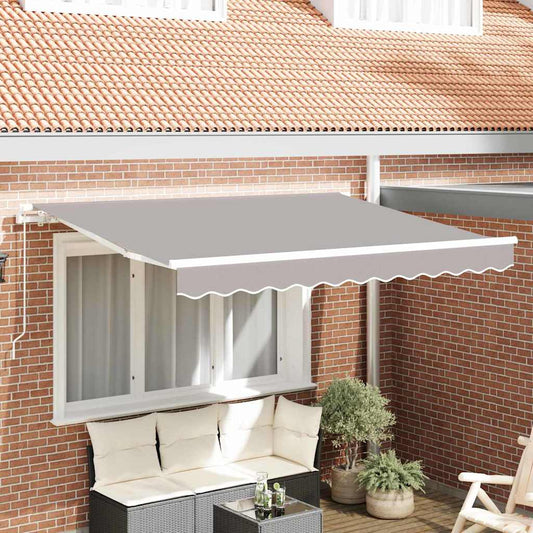 Reserveduk til markise Lysegrå 3 x 2,5 m Polyester